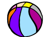Desenho Bola de basquete pintado por gabriel