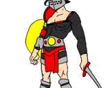 Desenho Gladiador pintado por danny_boy