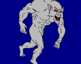 Desenho Homem lobo pintado por GUILLERMO