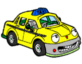 Desenho Herbie Taxista pintado por Yanka Lopes