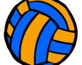 Desenho Bola de voleibol pintado por Fabiih