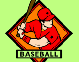 Desenho Logo de basebol pintado por leticia3d