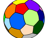 Desenho Bola de futebol II pintado por mateus