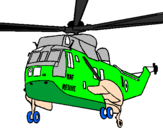 Desenho Helicoptero de resgate pintado por vinicios.morais