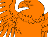 Desenho Águia Imperial Romana pintado por gabriel meirelles