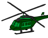 Desenho Helicoptero  pintado por michele