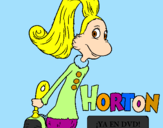 Desenho Horton - Sally O'Maley pintado por giovana
