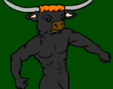 Desenho Cabeça de búfalo pintado por diego