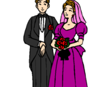 Desenho Marido e esposa III pintado por Cristina