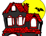 Desenho Casa do mistério pintado por nunex
