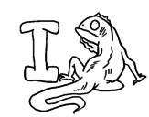 Desenho Iguana pintado por jamile