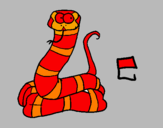 Desenho Serpente pintado por   k9`999