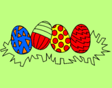 Desenho Ovos de páscoa III pintado por luiz felipe