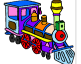 Desenho Comboio pintado por gigele