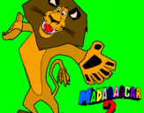 Desenho Madagascar 2 Alex 2 pintado por Madagascar odayy