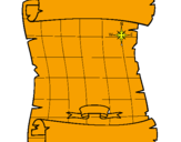 Desenho Mapa pintado por eduardo