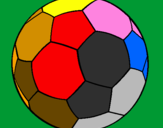 Desenho Bola de futebol II pintado por Arthur belini