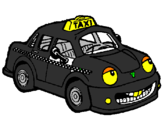 Desenho Herbie Taxista pintado por Gustavo