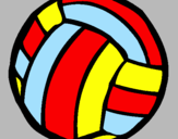 Desenho Bola de voleibol pintado por kairo  cid