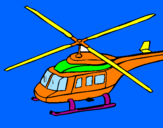 Desenho Helicoptero  pintado por etan
