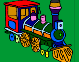 Desenho Comboio pintado por caleb