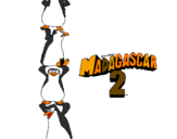 Desenho Madagascar 2 Pingüinos pintado por Beatrizkowaski