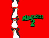 Desenho Madagascar 2 Pingüinos pintado por Lukas