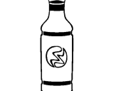 Desenho Garrafa de refresco pintado por garrafa