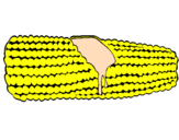 Desenho Espiga de milho  pintado por SHAYA