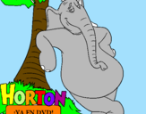 Desenho Horton pintado por carol