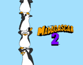 Desenho Madagascar 2 Pingüinos pintado por nilkelly