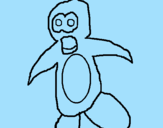 Desenho Pinguim pintado por mauricinho o
