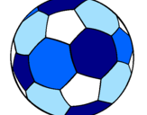Desenho Bola de futebol II pintado por cali
