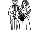Desenho Marido e esposa III pintado por lizbeth
