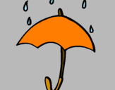 Desenho Guarda-chuva pintado por will