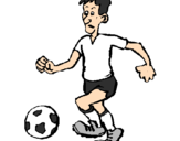 Desenho Jogador de futebol pintado por JOGADOR 1