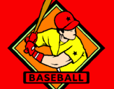 Desenho Logo de basebol pintado por xiko