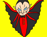 Desenho Vampiro aterrorizador pintado por Carlos  Daniel