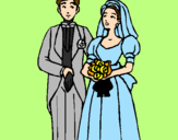 Desenho Marido e esposa III pintado por ynara    irma do cleyton