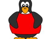 Desenho Pinguim pintado por nik online as 11 as 1