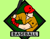 Desenho Logo de basebol pintado por simontaborda-12@hotmail.c