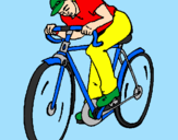 Desenho Ciclismo pintado por kattia