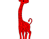 Desenho Girafa pintado por JOAO PEDRO TELES