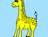 Desenho Girafa pintado por  joao vitor  