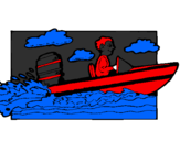 Desenho Aquáticos barco pintado por gabriel FERRIRA MENDES