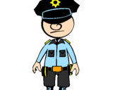 Desenho Agente de polícia pintado por danny_boy