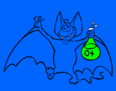 Desenho Morcego tonto pintado por jazmin