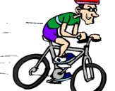 Desenho Ciclismo pintado por Gary