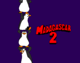 Desenho Madagascar 2 Pingüinos pintado por gabinha 