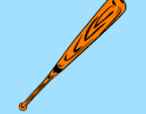 Desenho Bastão de basebol pintado por diogo